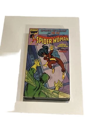 Vintage 1991 Marvel Video! VHS - Spider Woman and the Fly - Video Tape Superhero - Image 1 of 4