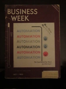 Business Week Magazine October 1955 Automation The Facts Behind the Word 65 - Picture 1 of 1