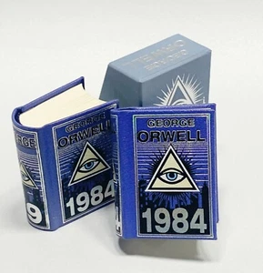 MINIATURE BOOK  George Orwell 1984 - Picture 1 of 5