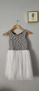Knit Works girls dress Size 12 Girls Color White Good Condition  - Picture 1 of 9