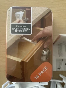 Opened Box Safety 1st 14 Pack Wide Grip Cabinet & Drawer Latches  FREE SHIPPING - Picture 1 of 5