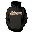 SAXON - CRUSADER BLACK Hooded Sweatshirt Large