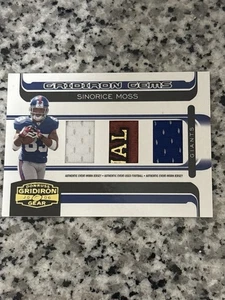2006 Donruss Gridiron Gear - Gridiron Gems Sinorice Moss #210 /50 (MEM, RC) - Picture 1 of 2