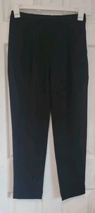 Ministry Of Supply Swift Drape Pant Womens Sz 2 Front Straight Leg Classic Black - Picture 1 of 5