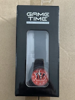 Relógio NFL Cincinnati Bengals, novo na caixa NFL-FNB-CIN - Imagem 1 de 3