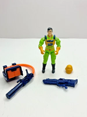 VINTAGE HASBRO 1991 G.I JOE COBRA ACTION FIGURE ECO-WARRIORS FLINT 100% COMPLETE - Image 1 of 4