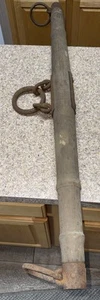 Barn Antique AMISH Wood Evener Bar Tree Yoke Horse Ox Western Primitive 44.25” 3 - Picture 1 of 6