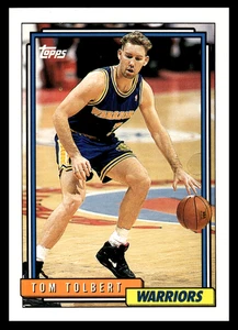 1992-93 Topps Tom Tolbert #81 Golden State Warriors NBA Basketball - Picture 1 of 2
