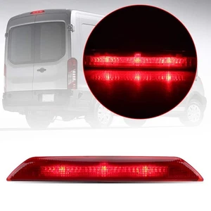 Red LED High Level 3rd Brake Stop Light Lamp For Ford Transit MK8 Tourneo Custom - Picture 1 of 14
