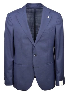 L.B.M. 1911 uomo abito sartoriale monopetto blu Galles 3673 33119/2 - Imagen 1 de 5