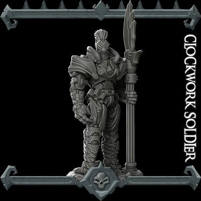 PARAGON STAR CLOCKWORK SOLDIER - Miniature | Dungeons and dragons | Cthulhu | Pathfinder | Wa