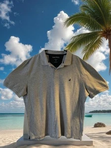 Polo de golf Nautica Classic Fit 100 % algodón 2 botones talla XL usado para hombre - Imagen 1 de 11
