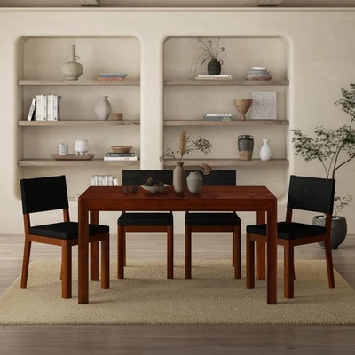 Flow 55 Inch Modern Design, Rectangular Dinner Table for Dining Room, Living ... Foto 1 de 4