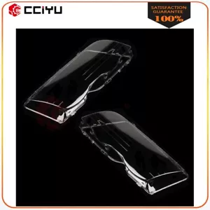 Front Headlight Headlamp Lens Plastic Covers fits 1998-2001 BMW 3 Series E46 - Picture 1 of 11