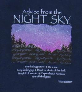 FELPA CONSIGLI DAL CIELO NOTTURNO - Astronomia Space Stars Gazing Science L, XL - Foto 1 di 2