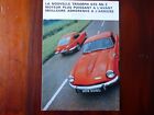 Triumph GT6 Mk 2  1969  French language  Prospekt Brochure Dépliant  Prospetto