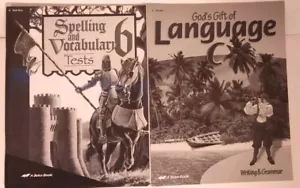 ABeka 6th Gr Spelling & Vocabulary Test Key & God's Gift of Language C Test Key - Picture 1 of 3