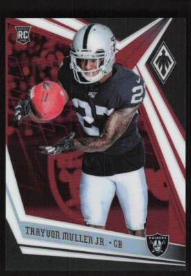 2019 Panini Phoenix Red Rookie #182 Trayvon Mullen Jr /299 Oakland Raiders - Image 1 of 2