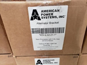 American Power Systems Alternator Bracket Kit, KDV-6-92V31-1, Ram Promaster 3.6L - Picture 1 of 3