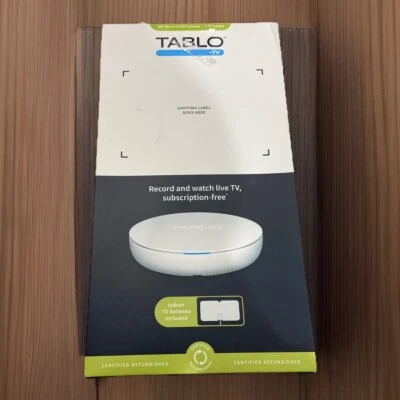 Tablo TV 2-Tuner 128GB DVR with Antenna! Watch and Record Live TV - Image 1 of 2