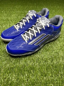 Adidas Power Alley 2 Baseball Cleats Black Men's Size 13 NEW Metal D74067 - Picture 1 of 8