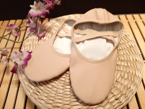 Stelle Ballet Shoes Ballet Slippers Soft Leather  Dance Shoes Big Kid 2M 9-10 Yr - Bild 1 von 3