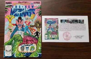 The New Mutants (1983) Annual #5 SIGNED Simonson Bagley McLeod Liefeld Notarized - Bild 1 von 6