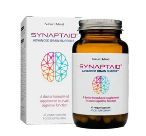 NeuroMed Synaptaid Advanced Brain Support 60 Vegan Capsules science-based - Picture 1 of 7