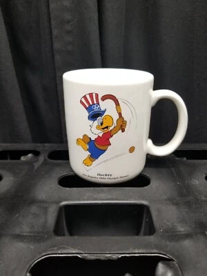 JUEGOS OLÍMPICOS 1984 LOS ANGELES OLIMPICOS HOCKEY PAPEL TAZA TAZA RARA HECHA EN JAPÓN Foto 1 de 2