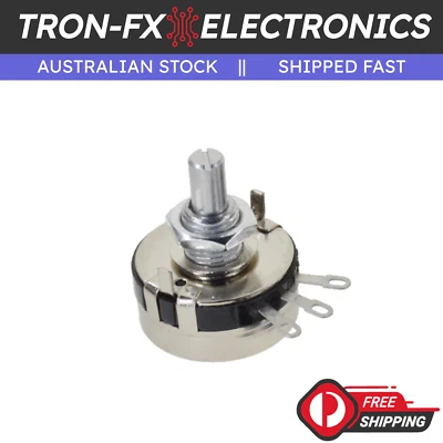 1PCS WTH118 4K7 2W Carbon Potentiometer Pot Round Shaft - image 1 of 4