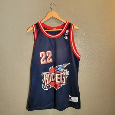 Camiseta deportiva vintage de los 90 Clyde Drexler campeón talla 44 Houston Rockets NBA Foto 1 de 3