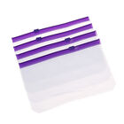 4pcs A6 6-Hole Binder Pockets Waterproof PVC Envelopes Zipper Binder Pouch * Sp