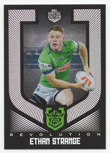 2024 TGI NRL Revolution - Silver Parallel (SS) 14 - Ethan Strange (Raiders) - Picture 1 of 2