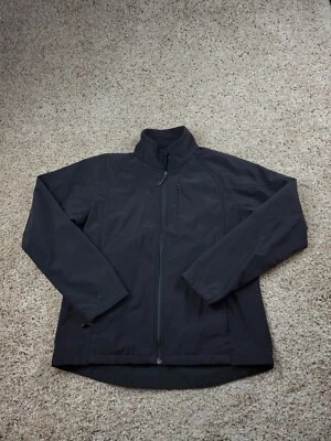 Black Diamond Softshell Jacket Large Mens Black Full Zip Lined Long Sleeves - Image 1 of 4