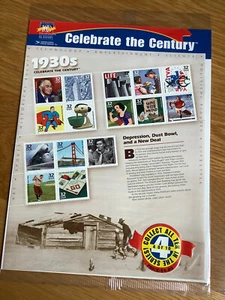 Celebrate the Century 1930s Full Sheet 32¢ Stamps No. 5542 MNH SUPERMAN - Picture 1 of 2