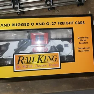 MTH RAILKING MARBURGER DAIRY EXTENDED VISION CABOOSE 30-77371! O GAUGE Nib - Picture 1 of 2