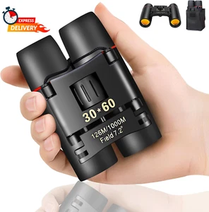 Binoculares Compactos para Adultos y Niños, Mini Binoculares Portátil HD Exterior Chil - Imagen 1 de 8