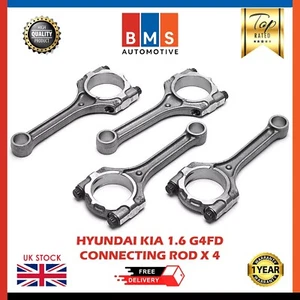 JUEGO BIELAS HYUNDAI KIA G4FD G4FC X4 1.6 GASOLINA 235102B010 235102B000 NUEVO - Imagen 1 de 9