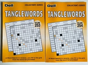 Lot of 2 TANGLEWORDS Penny Press Variety Puzzles Dell (Letterboxes) word search - Picture 1 of 5