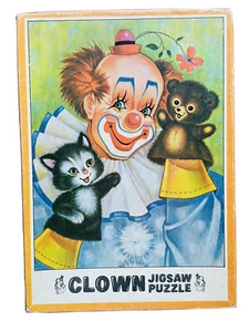 Vintage Built-Rite CLOWN #7464 100+ Pieces Jigsaw Puzzle - Picture 1 of 2
