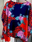 Caftan Top Reversible Women?S One Size Multicolored New