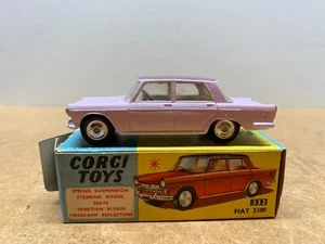 CORGI TOYS ANCIEN 232 FIAT 2100 EN BOITE 1/43 ARC - Imagen 1 de 11