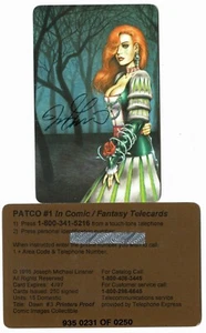 Dawn - Phone card #3 - Signed by Joseph Linsner - Printers Proof [#'ed to 250] - Picture 1 of 1