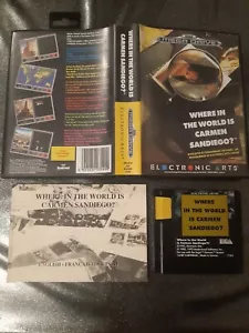 where in the world is carmen sandiego ? sega megadrive complete PAL EUR CIB 🇪🇺 - Photo 1/3
