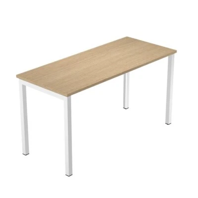 Scrivania desktop 120x60 cm melaminico antibatterico Struttura in metallo - Immagine 1 di 2