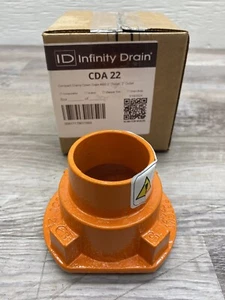 Infinity Drain CDA 22 ghisa compatta morsetto scarico 2"" gola - presa 2 - Foto 1 di 6