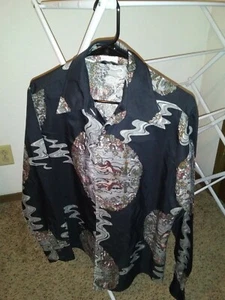 Vintage 70's Chemise Et Cie Images In A Pond Shirt. - Picture 1 of 10