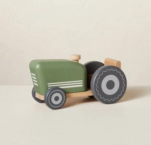 Hearth And Hand with Magnolia Wooden Toy Green Tractor NEW W/ TAG! - Picture 1 of 3