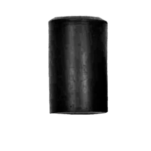 13mm British Straight Sided Black Rubber Ferule Tip for Walking Canes - Picture 1 of 1