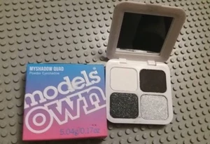 New Models Own MYSHADOW QUAD Powder Eyshadow #01 in Smoky Titanium - Imagen 1 de 2